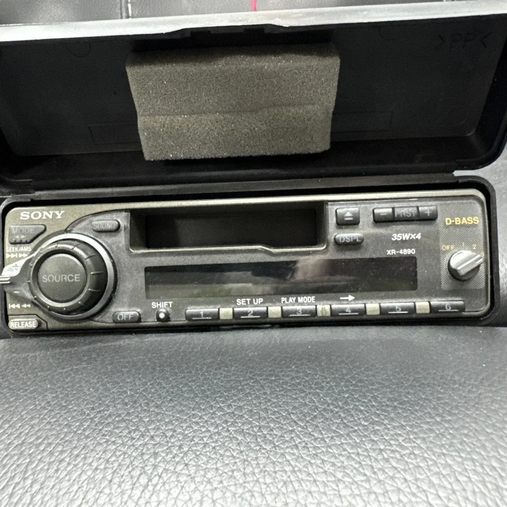 Vintage Sony XR-4890 AM/FM Cassette Receiver – Old School Full Logic – Untested
